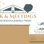 logo en visitekaartje voor Milk & Meetings gemaakt